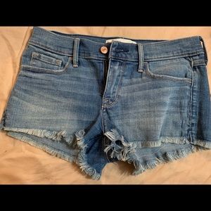 Low rise jeans shorts